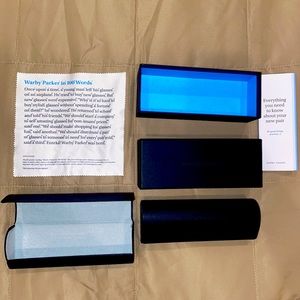 Warby Parker glasses case